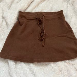 Brandy Melville brown skirt